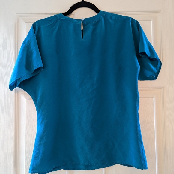 Vintage Anna and Frank 100% Silk Blouse - Picture 3 of 4